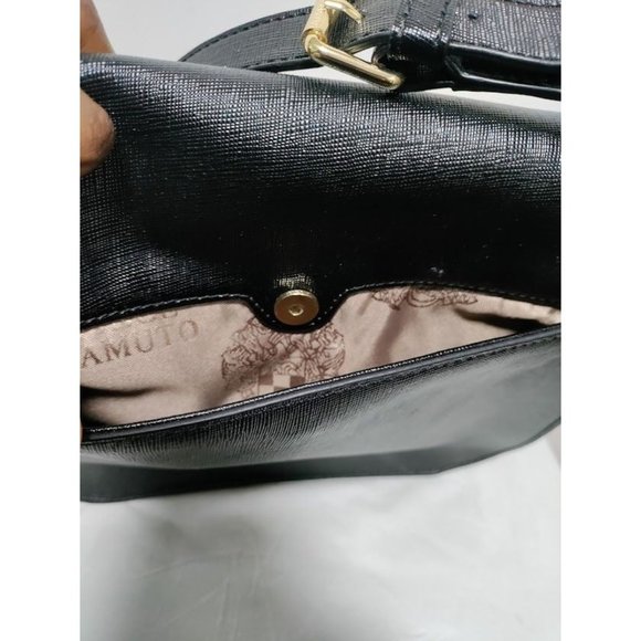 Vince Camuto Adjustable Strap Genuine Leather Crossbody Bag Black Women's - Picture 8 of 14